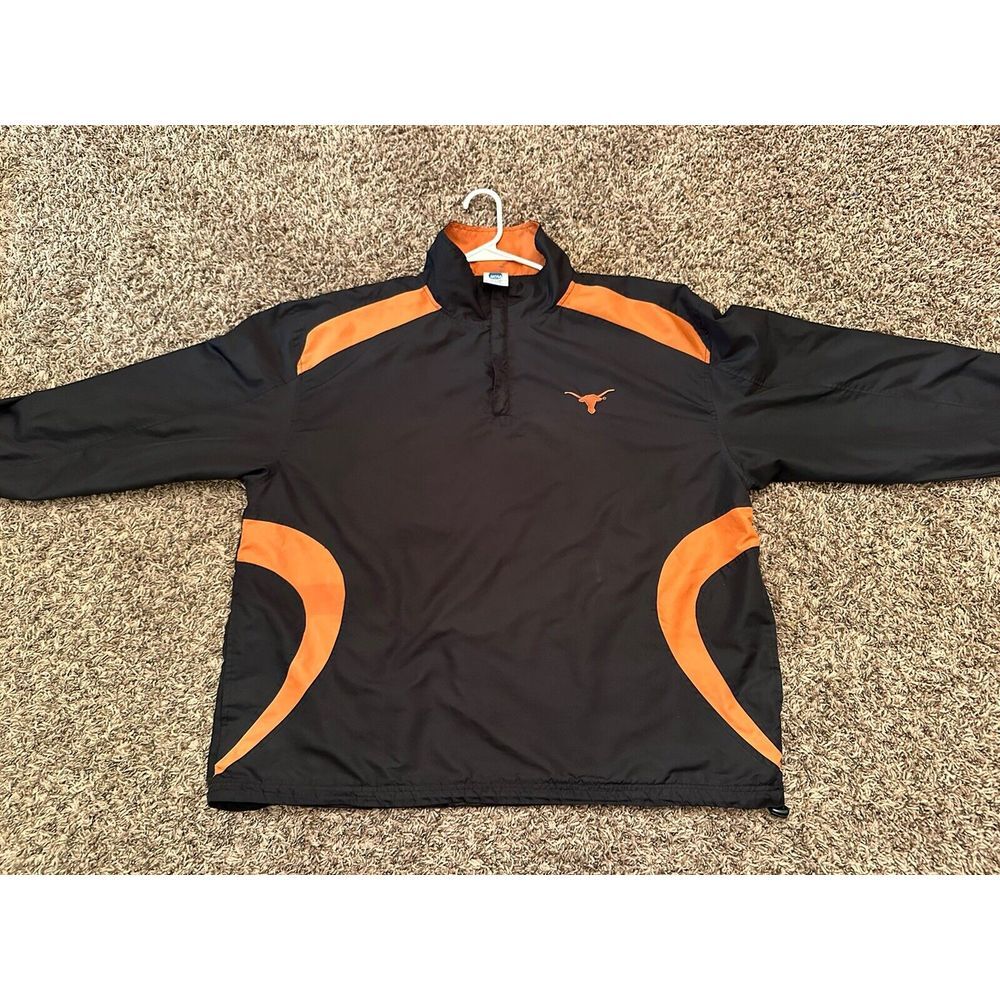 NCAA Texas Longhorns Pullover Jacket 1/4 Zip Men's Size XL
